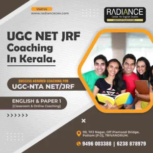 Best UGC NET english coaching Trivandrum kerala